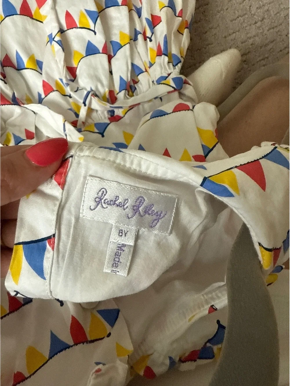 Rachel Riley girls size 8 cotton dress